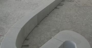 佛山 花岗岩整石坐凳拼装