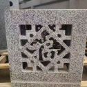 佛山 芝麻白花岗岩镂空雕花灯笼