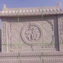 佛山 芝麻白花岗岩屏风，照壁，影壁