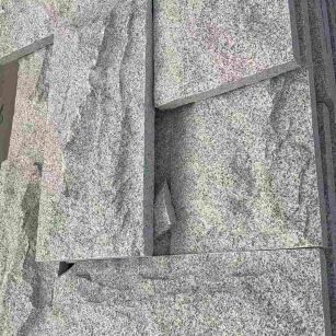 佛山 芝麻白自然面花岗岩成品板