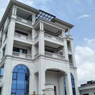 佛山芝麻白别墅干挂效果展示