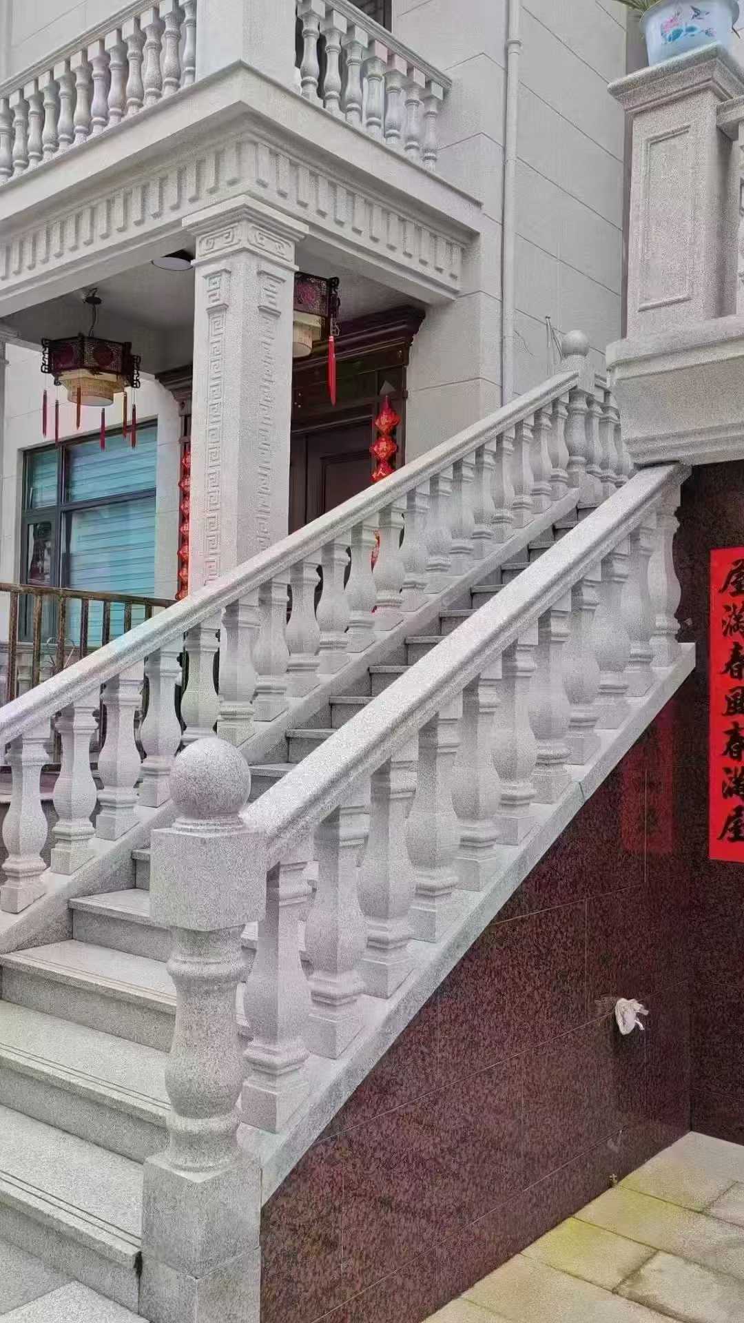 佛山 天然石材 阳台庭院护栏、栏杆