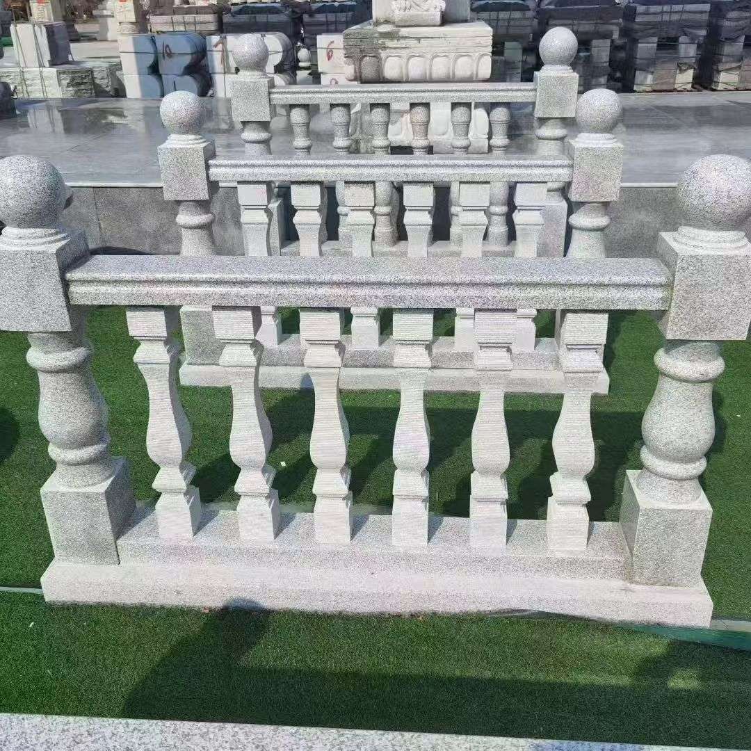 佛山 别墅石材栏杆特写