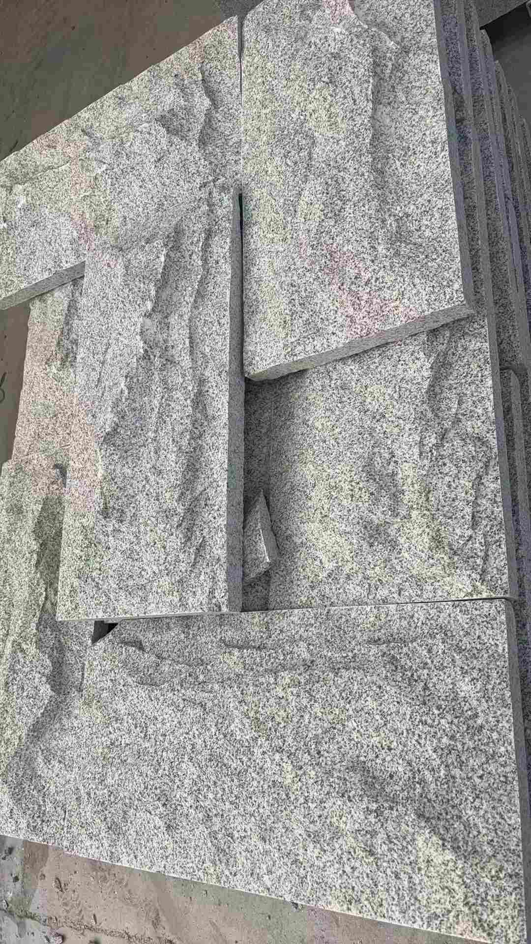 佛山 芝麻白自然面花岗岩成品板