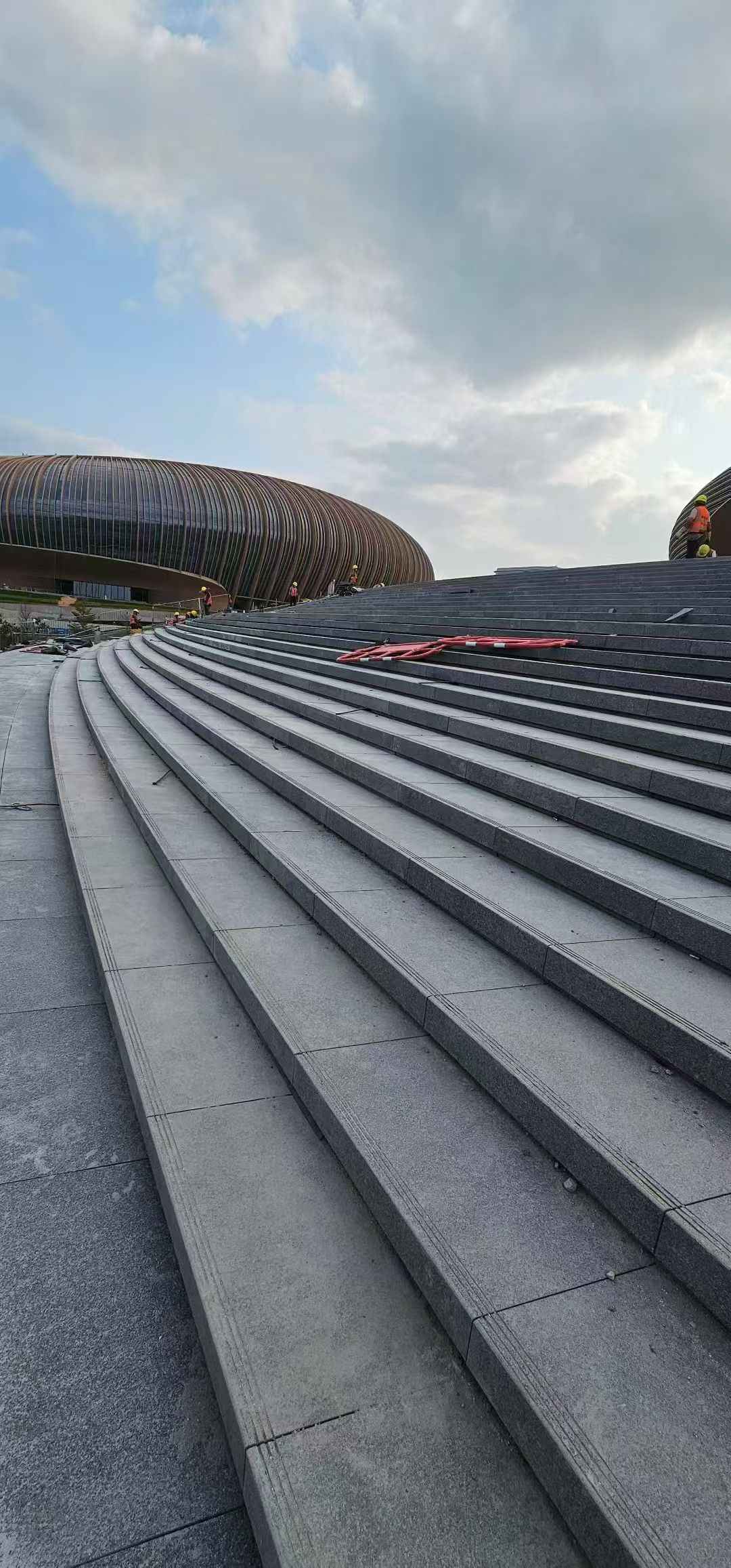 佛山 弧形整石台阶铺装效果图