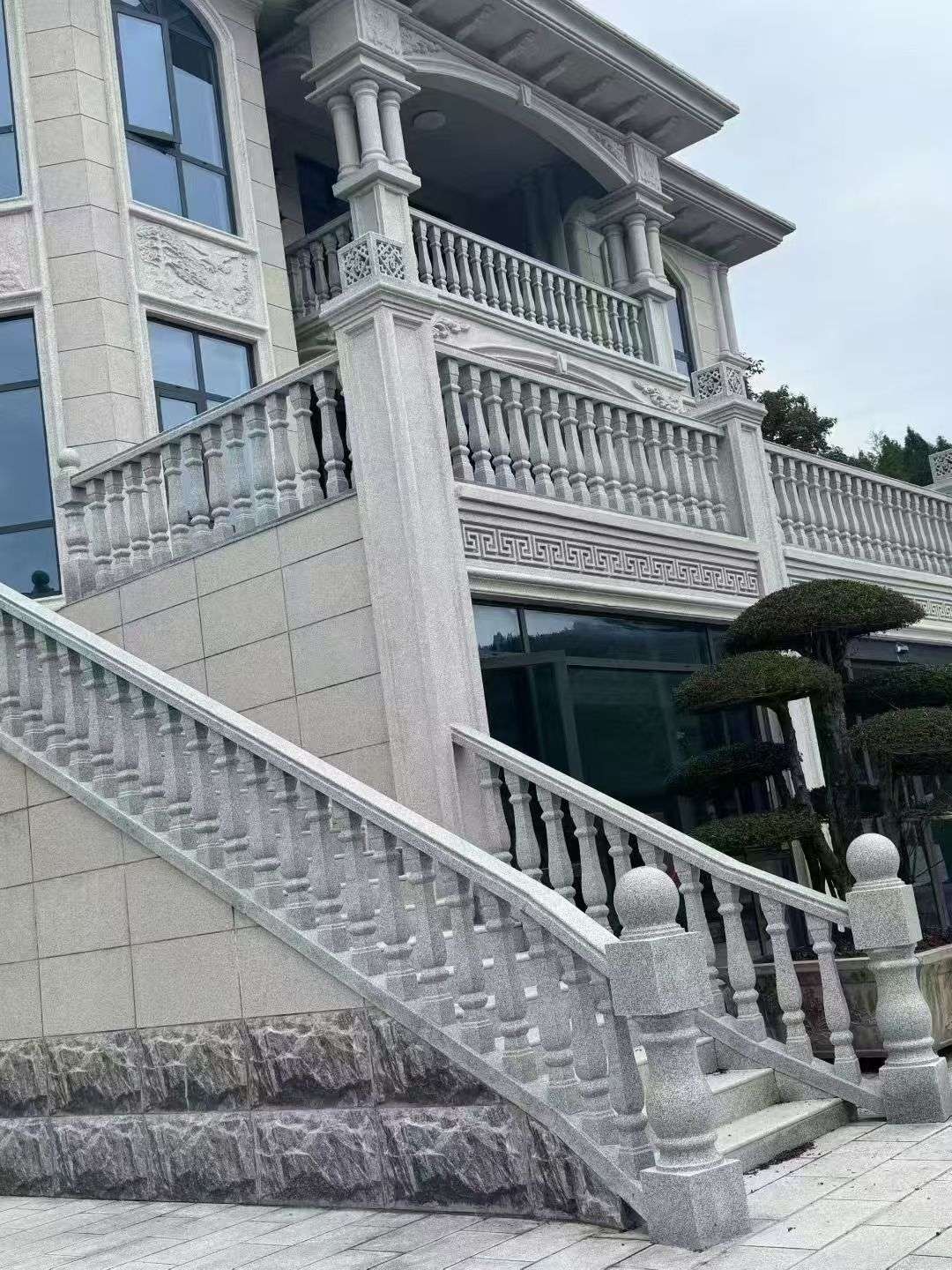 佛山 芝麻白别墅，栏杆